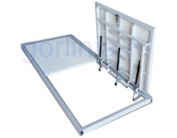 Так выглядит напольный люк АМО 2100пх900 